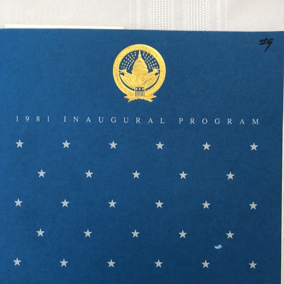 USA Presidential Inaugural Program 1981 Ronald Reagan - Picture 2 of 8